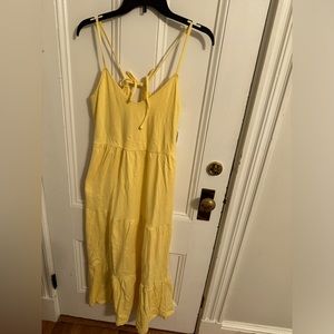 Old Navy Yellow Dress NWT size small tall S tall ST